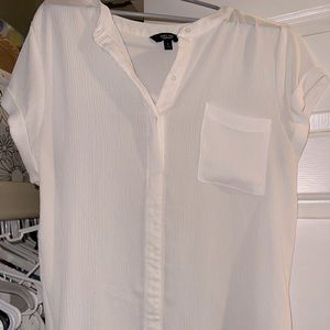 Vera want white chiffon top